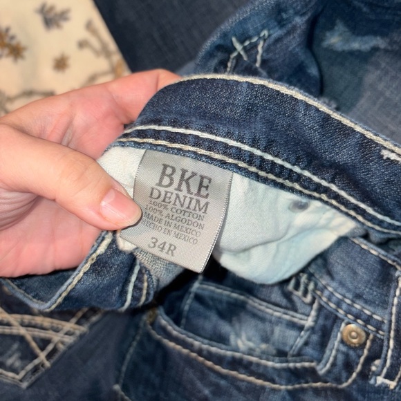 Dark Blue Jeans - Classic Stretch Denim - Picture 4 of 5